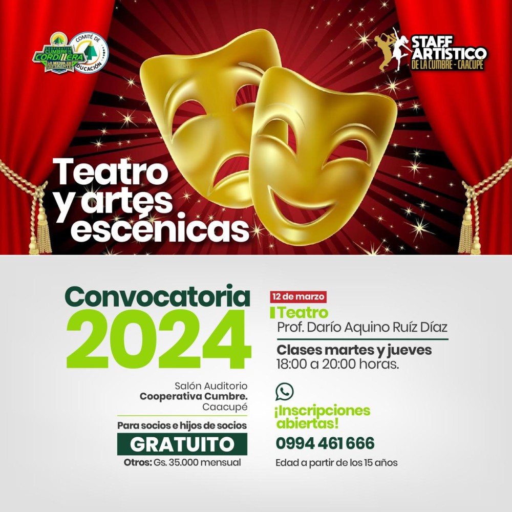 Staff Artístico en casa Central